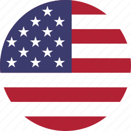 Flag of United States Circle 256